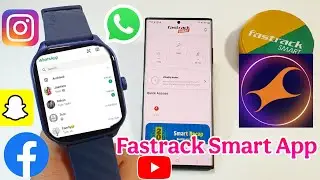 Fastrack Smart World App Me whatsapp, instagram, facebook For Smartwatch | Fastrack smart app