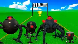 ¿Quién es el MÁS RAPIDO de los OMNIDROIDS? - Garry's Mod