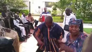 Hon Alexander Afenyo Markins, minority leader in parliament on the dancing floor