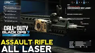 BO7 Assault Rifle All Lasers Showcase | Black Ops 7 AR Laser Attachments 