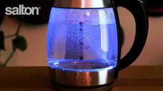 Salton Temperature Control Glass Kettle - 1.7 Litre