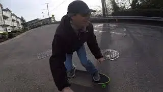 Des Moines Pier Area Longboard Skate Byron Essert Powell Peralta Aera Trucks