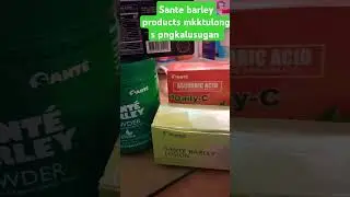 Sante barley products kalusugan ay kayamanan #gospelmusic #praiseandworship #capsule #music #voice