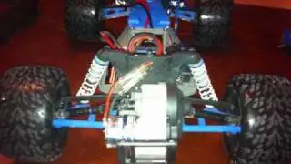 My Traxxas Rustler Stock and with upgrades
