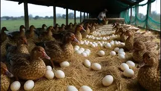 Duck farming - How to raise ducks for eggs and meat naturally - Farm life & poultry busines