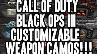 Call Of Duty Black Ops 3 Customizable Camo's Coming!!! 