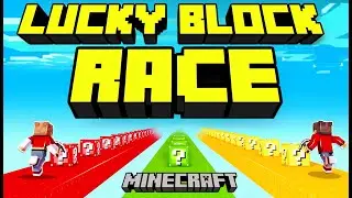 Minecraft: Lucky Block Race Add-On with RK & ZK! [4K]
