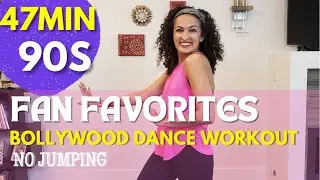47 minute Bollywood Dance Workout | 90s Special | Nostalgia overloaded | For Weight loss 700cal*
