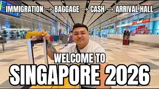 SINGAPORE ARRIVAL GUIDE | Changi Airport Terminal 4 Step-by-Step Walkthrough