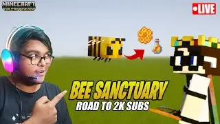 🔴 MINECRAFT LET'S BUILD BEE SANCTUARY #380 #minecraft #live #livestream #gaming
