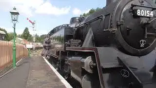 BR Standard Tack 4 no 80151 running as 80154 Departure Kingscote for East Grinstead