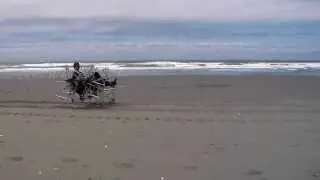 Theo Jansen Inspired Human Powered Kinetic Sculpture - The Pedal Power Beach Walker