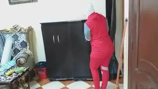 روتين تنظيف 🥰♥️ اكنش بيتك وروشه متعرف مين يخشه 😂🙈