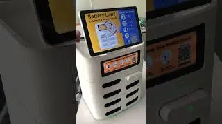 Small Power Bank Station with Screen #powerbankrental  #powerbank  #powerbanksharing