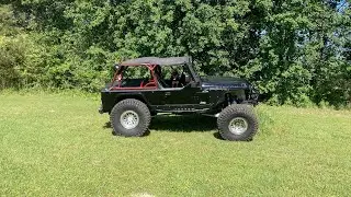 Jeep lj roll cage from xo-fab off-road supply
