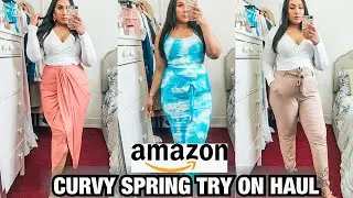 CURVY AMAZON SPRING TRY ON HAUL | AMAZON TRY ON HAUL 2021 | SPRING HAUL | ROSE FOREVER | ARAPANA S.
