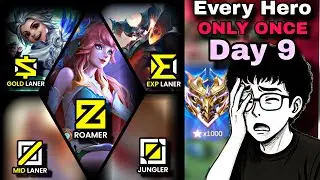 Playing Every HERO Only Once in SOLO RANK Day 9
