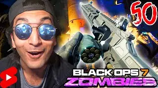 ROUND 50 ON ZARYA COSMODROME!!! | Call Of Duty Black Ops 7 Zombies + More!!! #shortsfeed #shorts