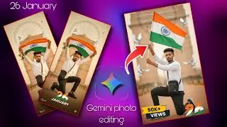 New trending 26 January🇮🇳 photo editing kaise karen #2026 #gemini 