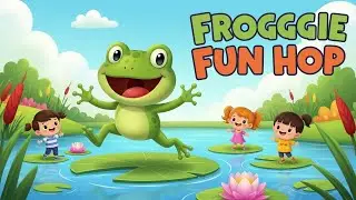 🐸 Froggie Fun Hop | Fun Kids Song About Frogs & Movement | Happy Tale & Tune