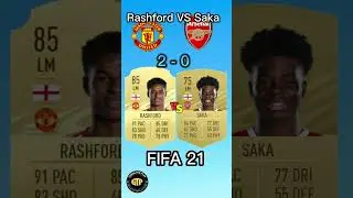 Rashford VS Saka 💀#shorts #fifa23
