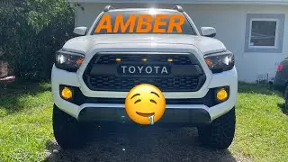 Tacoma Amber Fog Light Tint (Lamin-x)