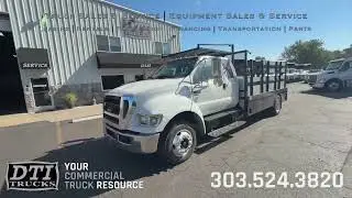 2006 Ford F650 12' Flatbed With 3,300lb Lift Gate #17515M