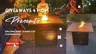 Endless Summer Outdoor Fire Pit Table &ndash; Stylish Patio Heater with Adjustable Flame