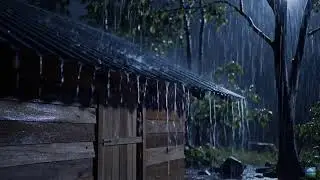 LIVE Heavy Rain Sounds with Thunder | Calm Sleep & Study Ambience