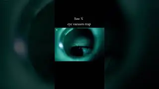 Saw X eye vacuum trap