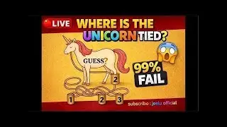 🔴 LIVE | Guess Where the Unicorn Is Tied? 🦄 | Brain Test Puzzle Game#liveiqtest