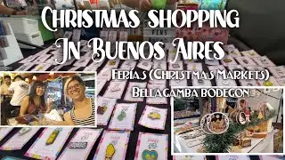 Argentinian Christmas Markets (Fer&iacute;as), BellaGamba Bodegon (Traditional Argentinian Restaurant)