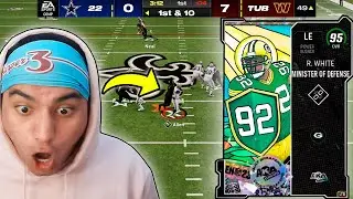 WE ARE CHANGING OUR WHOLE DEFNSE FOR THE REGGIE WHITE DEBUT..