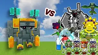 Squall Golem(Minecraft Dungeons) Vs. Mowzie's Mobs