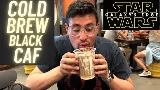 Star Wars Docking Bay 7 COLD BREW BLACK CAF Review! | Galaxy's Edge Disneyland