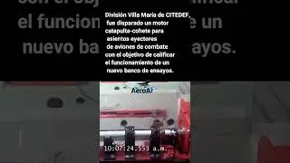 Asientos eyectores, Pruebas CITEDEF