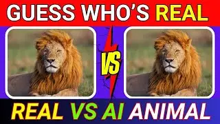 Real Animal or AI Generated? Test your Observation Skill #quiz #animals