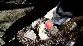 Fun Icy Tunnel. Appalachian Trail Thru Hike NorthBound. 2017