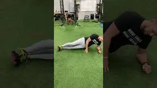 Side plank w/ abduction isometric hold
