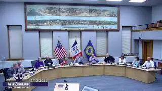 January 13th, 2026, - Muscatine City Council Regular Meeting