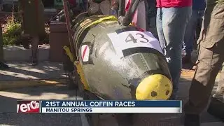 21st annual Coffin Races in Manitou Springs