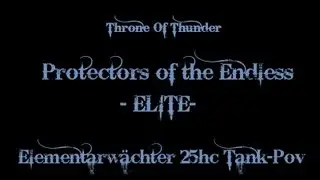 Elementarw&auml;chter VS Protectors of the Endless -ELITE- 25 heroic (Warrior Tank Pov)