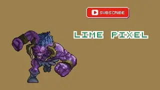 Alistar Pixel Art (timelapse) LoL Champ