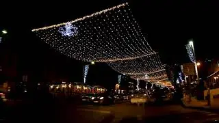 חיפה  בלילה      City tour driving at night in Haifa 2018 So beautiful-  ISRAEL