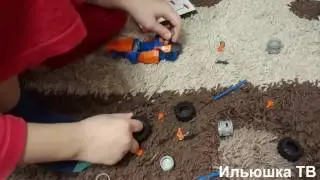 Конструктор Мега Блокс Хот Вилс (Hot Wheels Mega Bloks). Собираем машинки, распаковка игрушек.