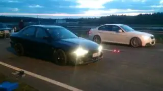 Старт Galant V6TT  vs BMW