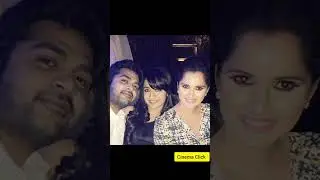 Simbu, Trisha & Sania Mirza Unseen 😍