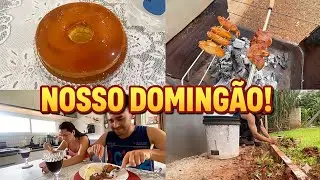 NOSSO DOMING&Atilde;O TEVE CHURRASCO , PUDIM CASEIRO E PROJETO NOVO NA NOSSA CASA !