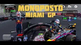 MONOPOSTO 2025 GAMEPLAY: R6 MIAMI GP RACE  IN RAIN 🌧️ AND DRY TRACK