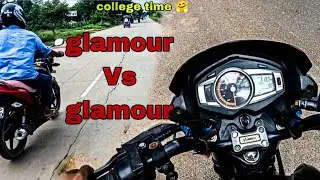 college time vlog 🤫 glamorous Vs glamorous bike 😱💔